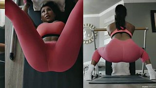 hot asian fucked after workout: Blowjob, Doggy & Cowgirl Porn