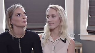 Bondage sub fucked during pussy licking bdsm threesome