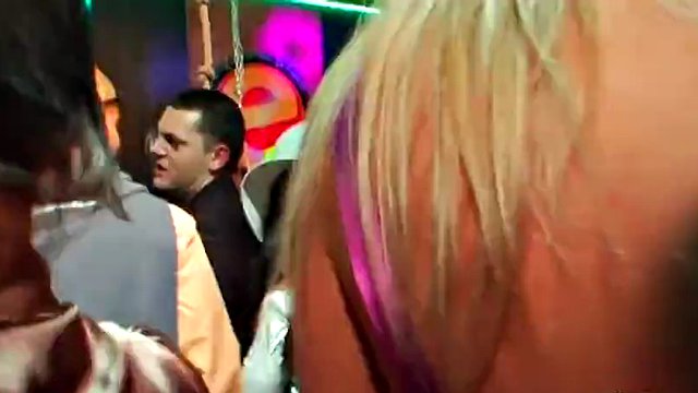 Sexy pornstars fuck in public at a swinger party