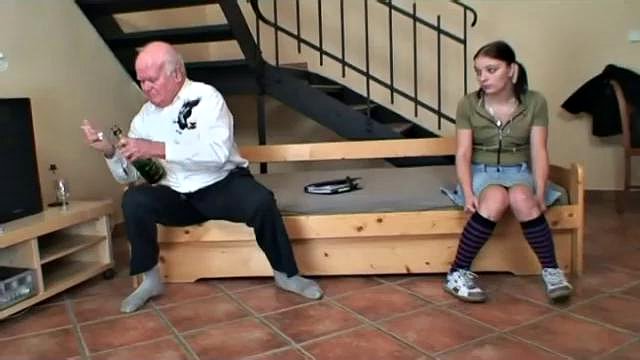 Old man fucks young chick