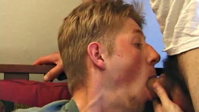 This is the first time Xavier does something with a guy and both him and Kirby get fucked for the first time. These newbies start right away, kissing and sucking each other in ecstasy.