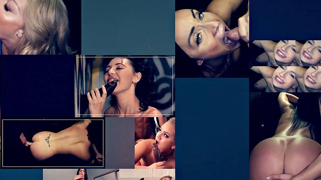 Satine Summers Swallows Endless Glory Hole Cumshots