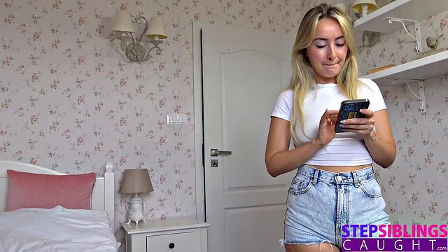 Blonde Ann J Face-Fucked to Cumshot with Total Control