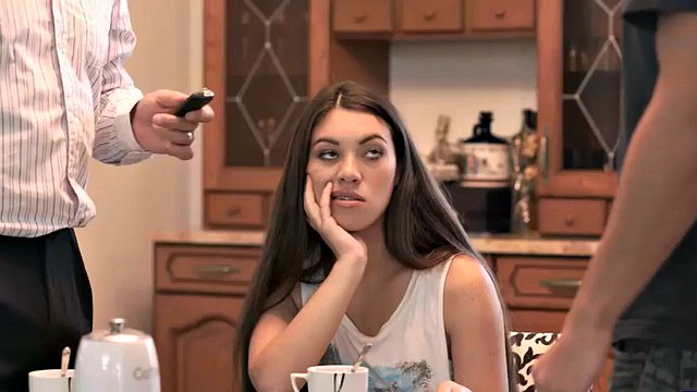 DADDY4K. Old guy fucks sons cute girlfriend while stud isnt at home