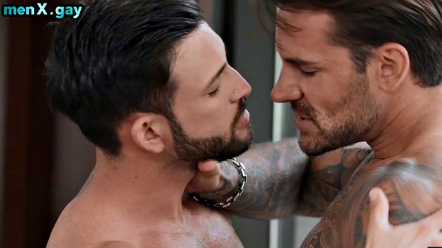 Cock riding gay anal hole drilled by wild nympho stud