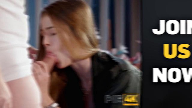 Nikoletta Queen Earns Thesis Funding from Stanley Johnson by Sucking His Cock in Hot Blowjob and Spooning Their