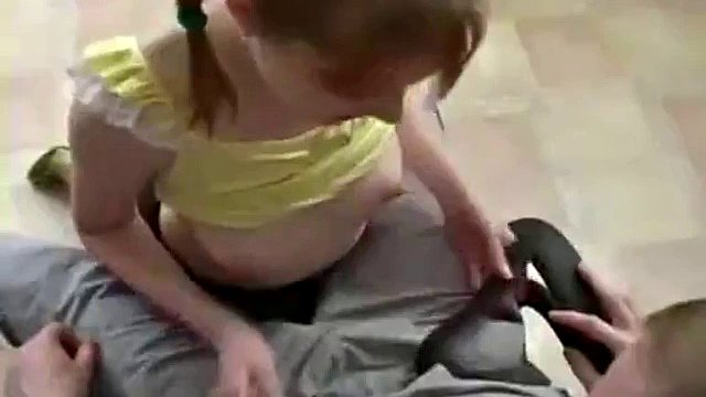 Cute teen fucked by stepfather