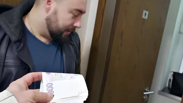 HUNT4K. Man meets sweet ginger at mall and fucks her for cash