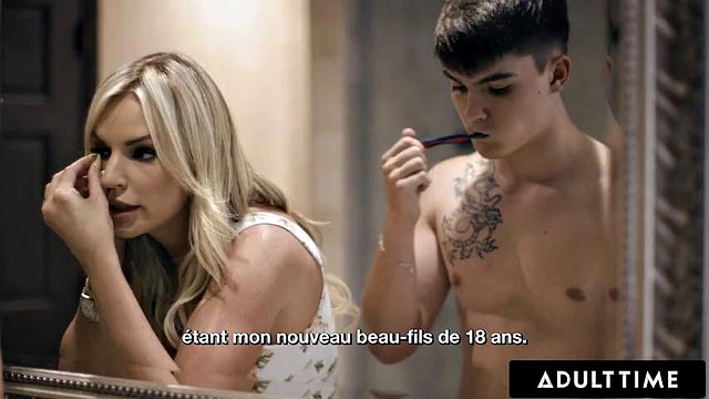 ADULT TIME - MILF Rachael Cavalli Accidentally Fucked Stepson Without Her Glasses! FRENCH SUBTITLES