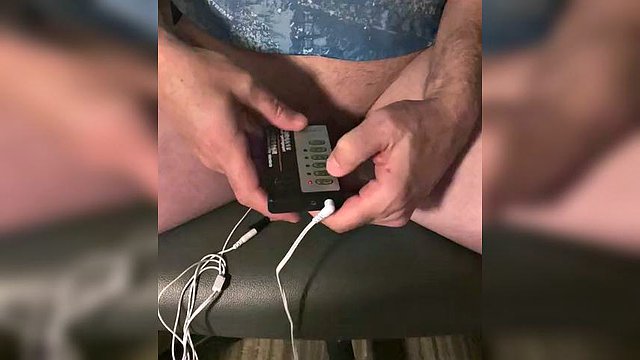 Deep Estim prostate milking session