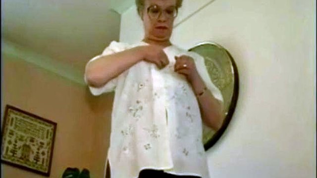 British Granny Strips Slowly
