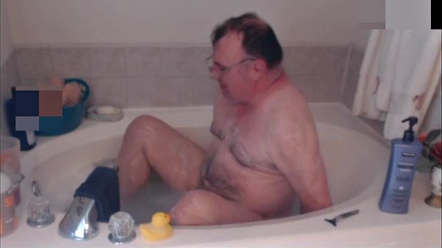 Daddy in bathroom