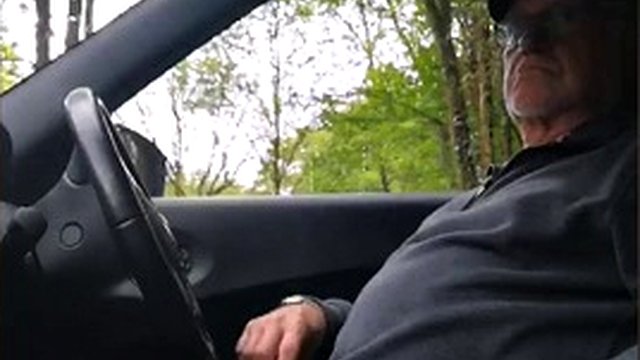 grandpa stroke in car