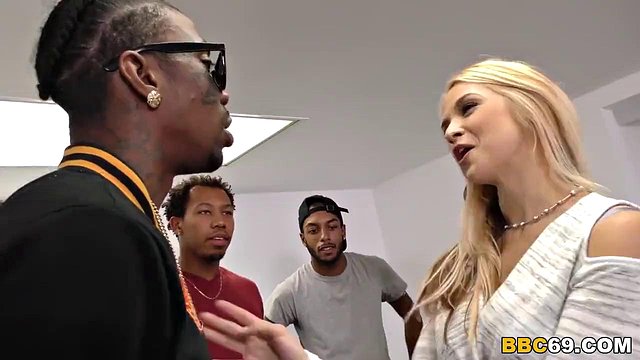 Sarah Vandella Endures Interracial Anal Gangbang