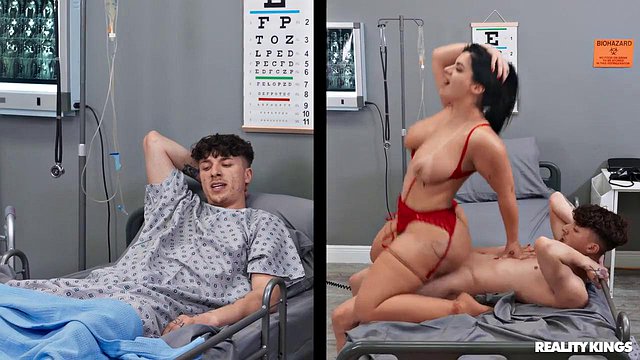 Lissa Aires Big Cock Nurse Handjob