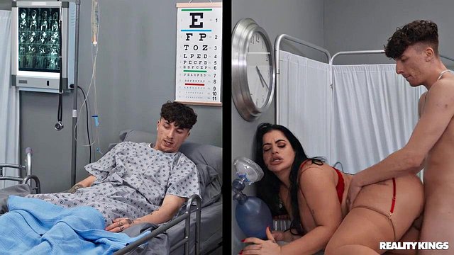 Lissa Aires Big Cock Nurse Handjob