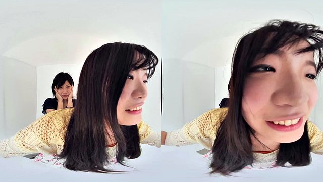 [VR] Garotas japonesas amadoras se beijando e lambendo
