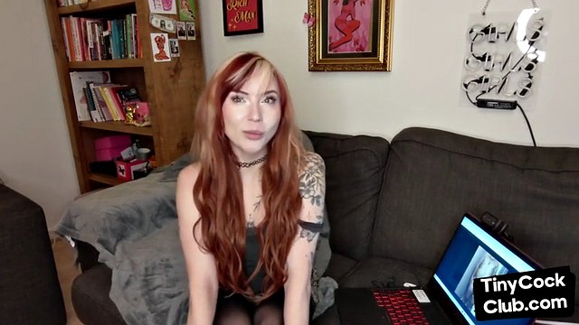 Tattooed amateur babe European SPH solo humiliating talk