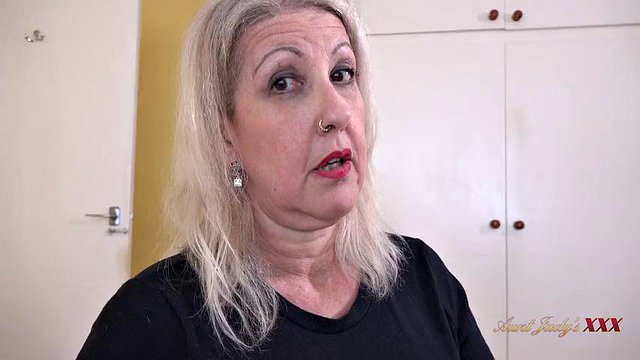 AuntJudysXXX - Your Mature Stepmom Mrs. Maggie Finds Your Stolen Panty Stash (POV)