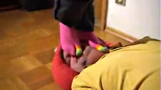 Sock trampling and smell
