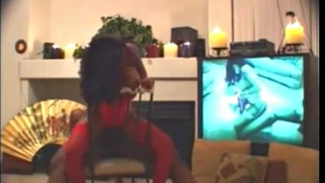 busty black milf tied and fucked!
