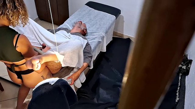 He went to the doctor to have his prostate examined, but the doctor stuck the strapon in his ass