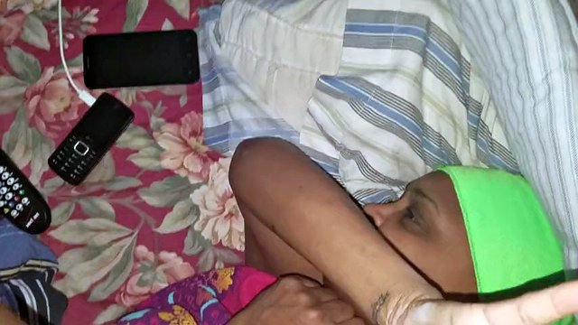 Jamaican lady gets fucked while her man calls her on the phone. MUST SEE!!!