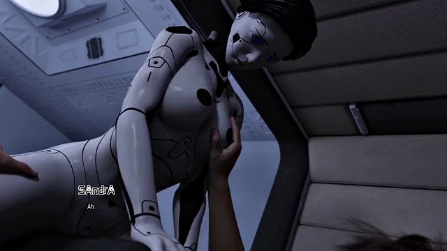 Projekt Passion 巨乳 AI セックス ロボットが、大きく跳ねるおっぱいの巨根にアナルを犯される
