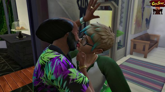 Cute femboy ass fucked by old professional chess player - WickedWhims