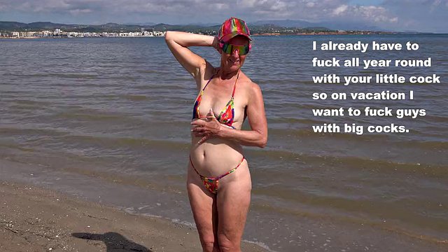 Am Strand rede ich mit meinem Mann über meine Liebhaber
