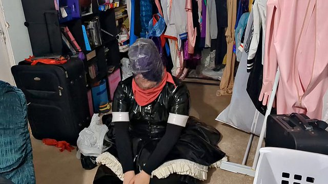 Various PVC Sissy Fun, Breath Play, Gas Mask Bags