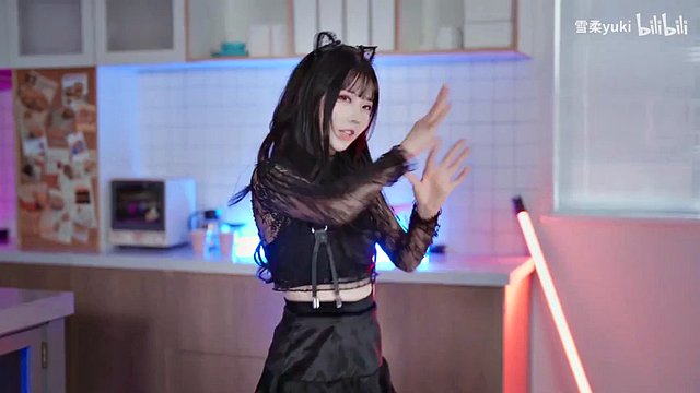 Asian tiktok bilibili video Korean BJ dance (DUE) - （musica ufficiale：Come un gatto）❤️#bilibilii #雪柔yuki