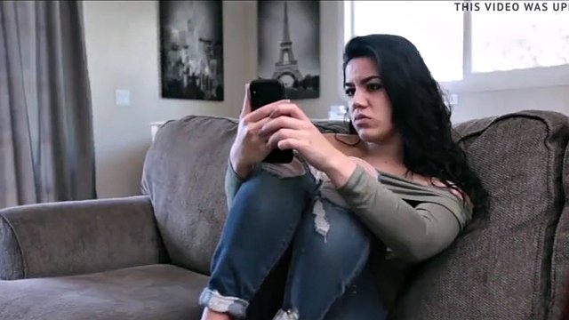 Hot stepsister helps her brother cum