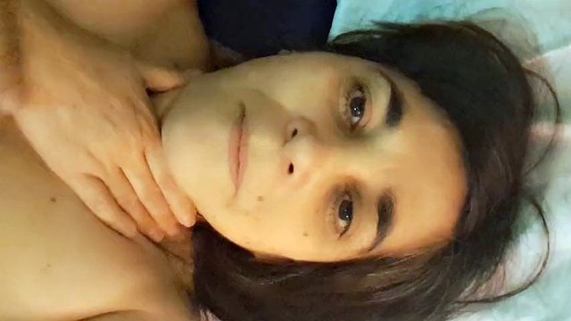 Stepmother fucks her stepson in her bed