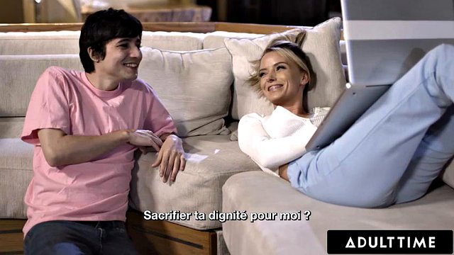 ADULT TIME - MILF Pristine Edge Is Kept Up All Night By Stepson s Desire To Fuck - FRENCH SUBTITLES: Porn