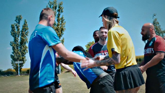 Fit Milf Takes Brutal Public Gangbang from 10 Footballers with Relentless Anal Pounding and Creampie