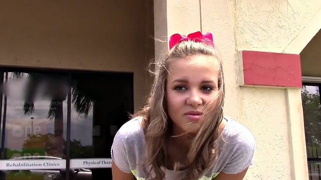 Small titty teen gets her braces cum spunked on