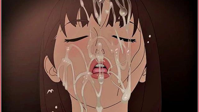 Hentai bukkake mega cumshot