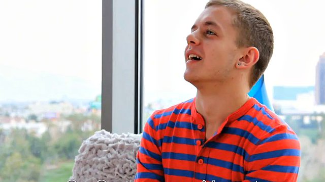 Amateur gay slut gets ass plowed on a casting