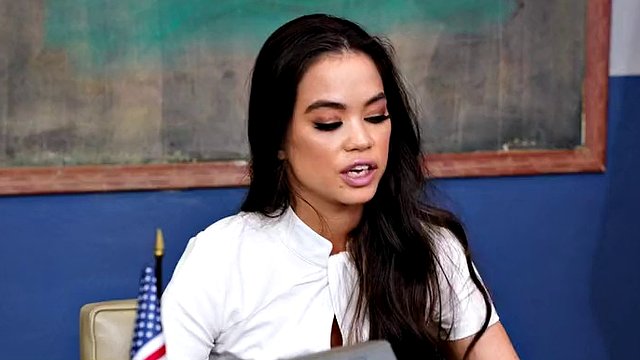 MILF Punished By Principal For Bad Parenting feat. Angelina Moon - PervPrincipal