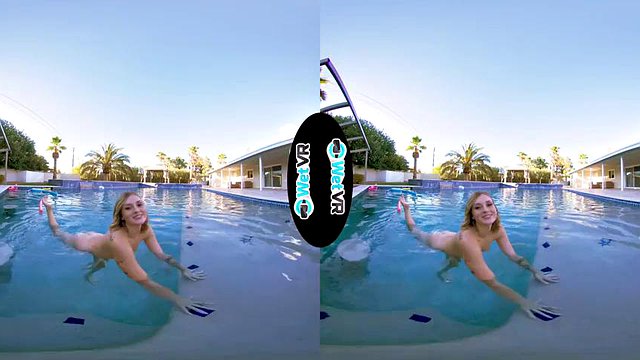 CS Blonde Pool Creampie VR: Blowjob, Doggy & Cowgirl Porn