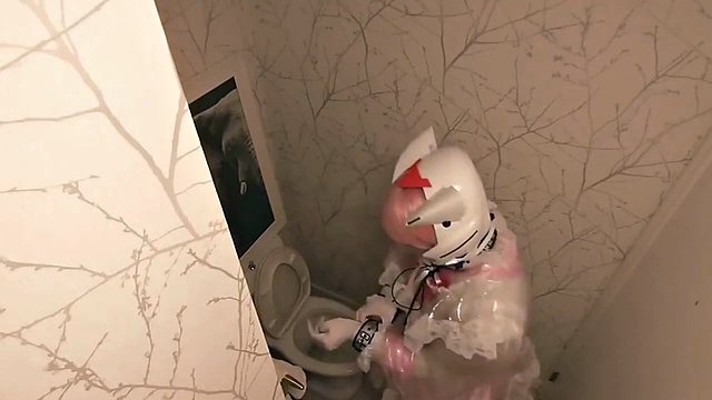 Chibi Moon Clear PVC Maid Eva Casque Breathplay Nettoyage