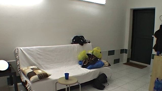 Big ass blonde euro bitch loves getting naked