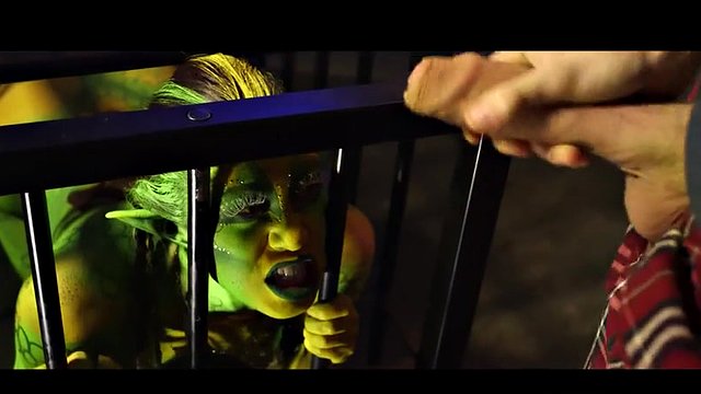 Pet alien and her mistress fucking a big cock