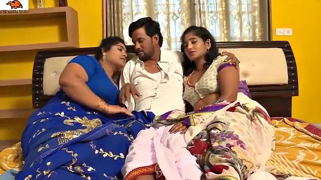 Desi telugu sisters Pavitra and Bargavi have sex with ex boss