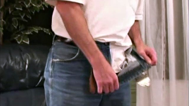 A friend of Herman and Mike, Ron isn't going to win beauty contests, but he's a very nice guy. This 52 year old bisexual man works in construction. He shot a huge load of cum, very fast, because he hasn't had one in weeks.
