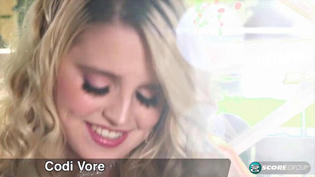 Codi Vore Rides Giant Toy Cock