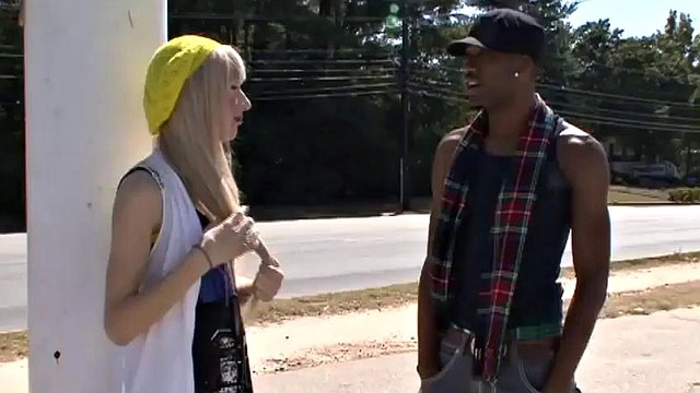 Crossdresser lost in the hood: Blowjob, Big Dick & Threesome Gay Porn