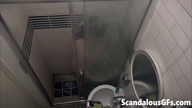 Video of my naked stepsister taking a long and rejuvenating hot shower