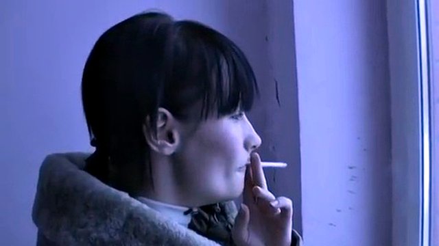 Bathroom talk and balcony couple sex scene 2